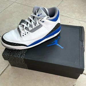 Jordan retro 3 racer blue